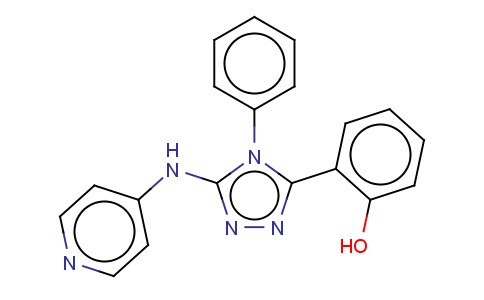 PHENOL, 2-(4-PHENYL-5-(4-PYRIDINYLAMINO)-4H-1,2,4-TRIAZOL-3-YL)-
